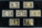 Collection of 7 Replica 24kt Gold Plated Collectible Bars