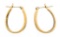 10kt Yellow Gold Diamond Earrings, .53ct Appraisal - $2175.00