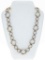 David Yurman Sterling Silver Choker Length Necklace - Toggle Clasp - Retail $1,200.00
