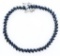 Sterling Silver Bracelet, 51 Marquis Cut Natural Blue Sapphires 15.30ct . Appraisal:$1825.