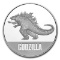 Godzilla .999 Fine Silver 1oz Round.
