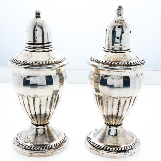 Sterling Silver Salt & Pepper - 5" - 275 Grams