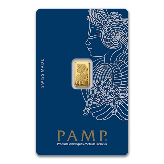 Swiss - 1gr. .999 Fine Gold Bar.