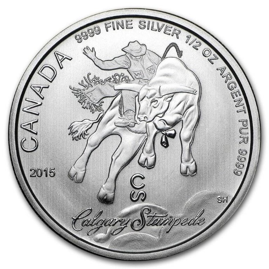 RCM .9999 Fine Silver $2 Coin Calgary Stampede