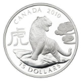 2010. Fine Silver Coin -Year of The Tiger