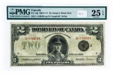 Dominion of Canada 1923 $2 Group 3, Black Seal - VG25 Black Seal PMG