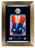 Barack Obama 44th President of The United States Collector Frame - Custom Made