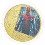 SPIDERMAN 24kt Gold Foil Collectible Medallion