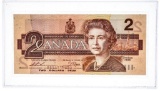 Bank of Canada 1986 $2 Bird Series Museum Case