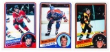 Group of 3 NHL Hockey Cards - Cam Neely & Chris Chelios Rookie Cards & Edmonton Wayne Gretzky Card