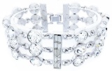 Designer to The Stars - MM Fancy Triple Row Tennis Style Bracelet, Swarovski Elements Signature