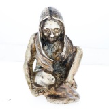 Nude Lady Sitting Sculpture - 169 Grams