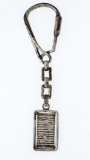 Estate Sterling Silver Key Ring