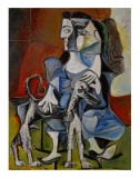 Picasso 11 x 14 Girl With Dog