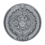 Aztec Empire .999 Fine Silver Fractional Round - Very Detailed