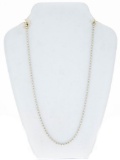 Tiffany & Co. Beaded Ball Chain Necklace Sterling Silver Retail - $425.00