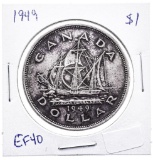 Canada 1949 Silver Dollar EF40