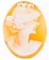 Carved Cameo Oval Shape