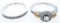10kt White & Rose Gold Engagement Ring Set. 52 Diamonds =.29ct. Appraisal