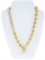 24kt G.P. Fancy Necklace w/ Baguettes