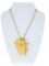 24kt G.P. Necklace - w/ Cross Pendant And The Lord