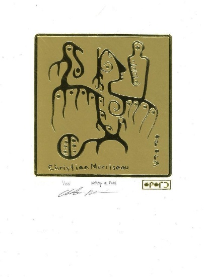 Christian Morriseau (1969) - All Of The Colors Collection - "Walking In Faith ", Limited Edition (