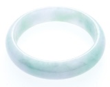 Light Green Jadeite Jades Bangle Bracelet - 20mm -78.70 Grams Appraisal $1200.