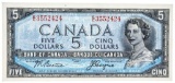 1954 Canada $5 Devil's Face UNC