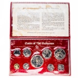 1976 Coins of The Bahamas - Soiled Case