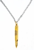 Bullet Necklace - Top Unscrews - Cable Chain - Hologrammed -World Famous Gold & Silver Pawnshop