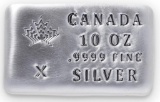 Canada .9999 Fine Silver 10 oz. Bar