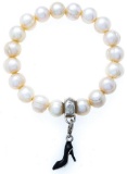 Freshwater Pearl Bracelet W/Sterling Silver