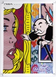 Smart Alek, Pop Artist 24x30' Canvas Giclee Monopoly Series With C.O.A