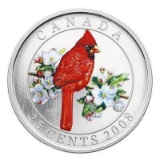 2008 Northern Cardinal 25 Cent Coin - Sold Out