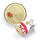 RCM Special Wrap Roll - Canada $1 Coin x 25 Coins - 125th Anniversary of Klondike Gold Rush- Coin