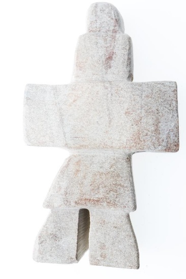 Inuk Artist - LUKE - Stone Sculpture - "Inukshuk" 5"H