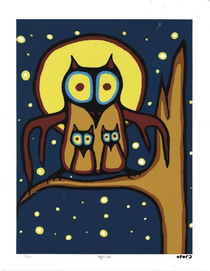 Christian Morriseau (1969) - All Of The Colors Collection - "Night Owl", Limited Edition Giclee