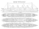 RMS TITANIC Building Plans -20 x 24