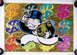 Smart Alek, Pop Artist 24x30' Canvas Giclee Monopoly Series