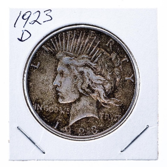 1923D USA Silver Peace Dollar