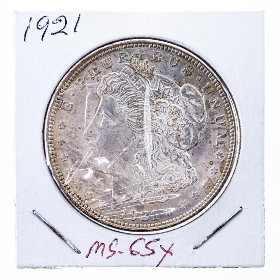 1921 USA Silver Morgan DollarMS65