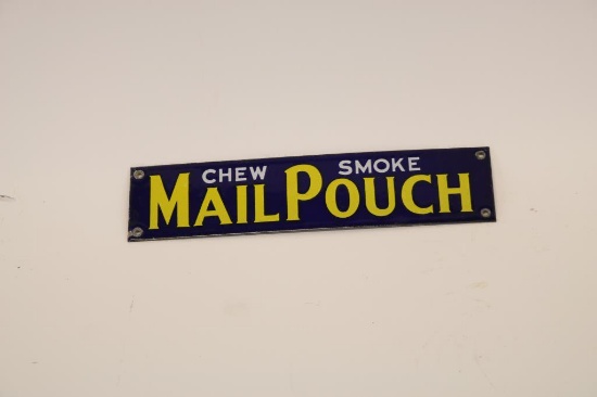 Mail Pouch Porcelain Strip Sign