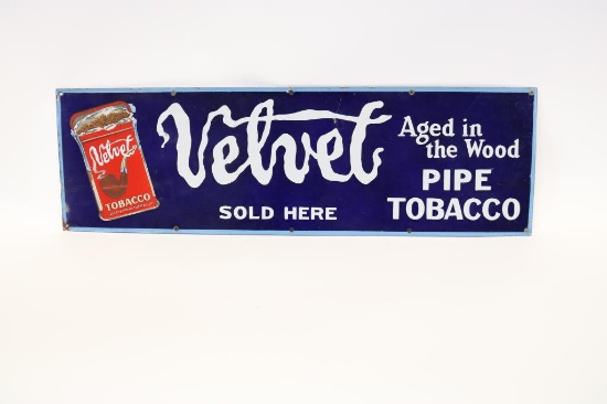 Velvet Tobacco Porcelain Sign