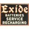 Exide Batteries Service Charging Sign