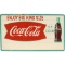 Enjoy King Size Coca-Cola w/Bottle Logo Sign