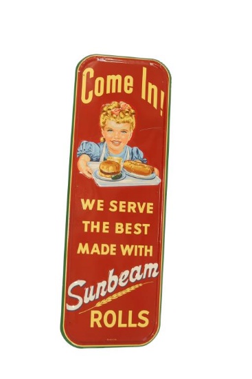 Sunbeam Rolls w/Girl "Come In! We Serve the Best"
