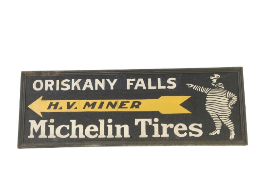 Michelin Tires w/Bibendum Smaltz Sign
