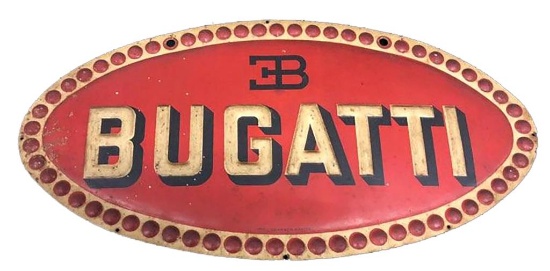 Bugatti Automobile Sign
