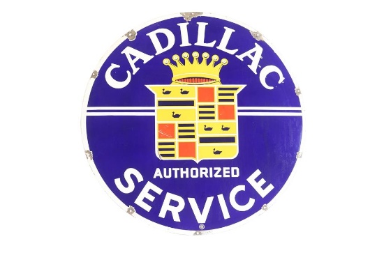 Cadillac Authorized Service Sign