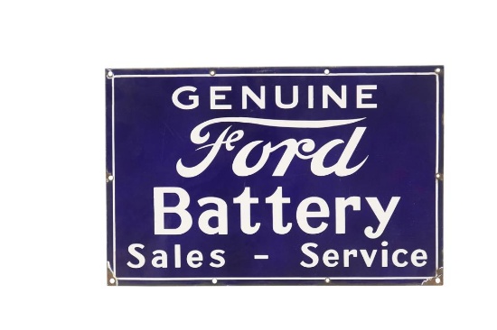 Genuine Ford Battery Sales-Service Sign
